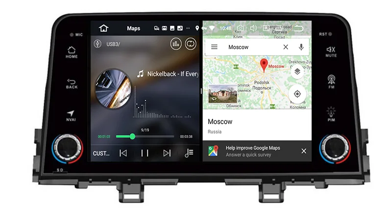 Clearance Belsee 8" for Kia Morning Picanto Android 8.0 Autoradio Bluetooth GPS Car Radio Stereo Octa Core 4GB PX5 Support Split Screen 1