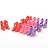 10/1Pairs Doll Shoes Fashion Cute Colorful Shoes For Barbie Doll With Different Styles High Quality Baby Toy ► Photo 3/6