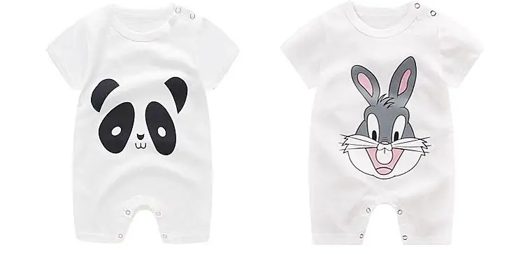 customised baby bodysuits 0-24M Age New Born Baby Girl Boy Clothes Romper Cotton Toddlers Infant Unisex Short Sleeve Clothes Jumpsuit For Newborns Baby Bodysuits made from viscose 