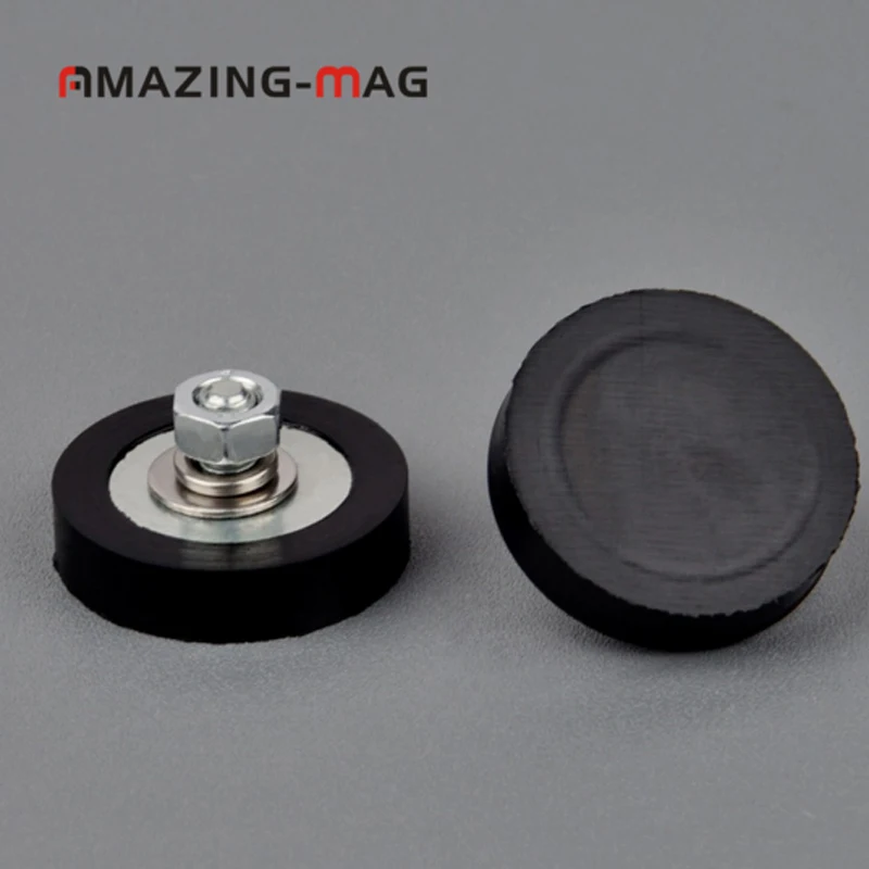 2 шт. 13 кг супер мощный неодимовый магнит с резиновым покрытием D32* 6 мм светодиодный светильник фиксированные магниты камера фиксированная Imanes