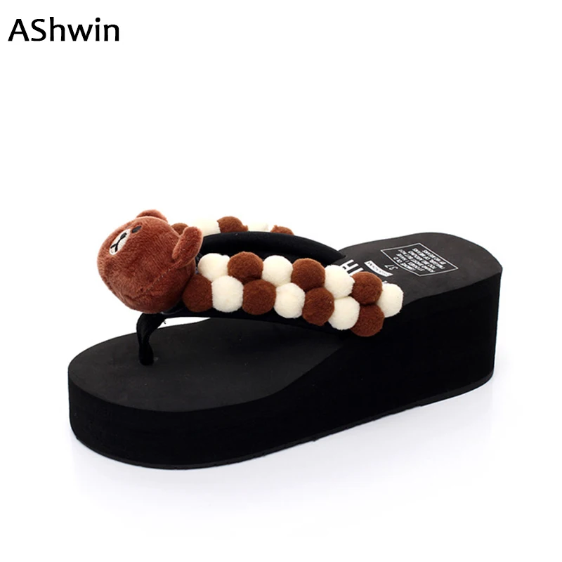 red bottom flip flops