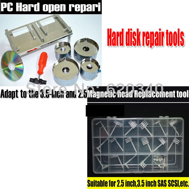 24/PCS Hard drive head replacement tools + PC Hard disk Open repair tools For 2.5 inch to 3.5