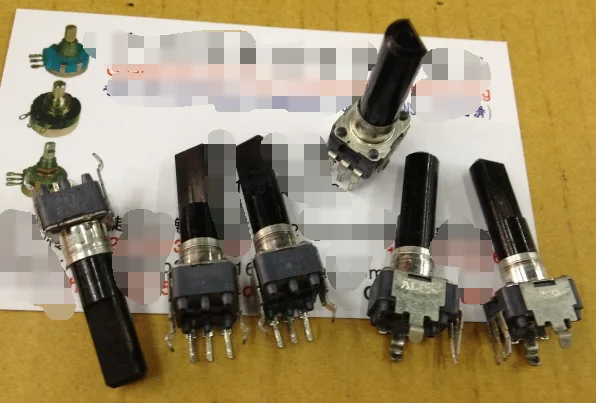 

5pcs/lot Japan ALPS 09-type vertical single potentiometer A20K handle length 23MMF