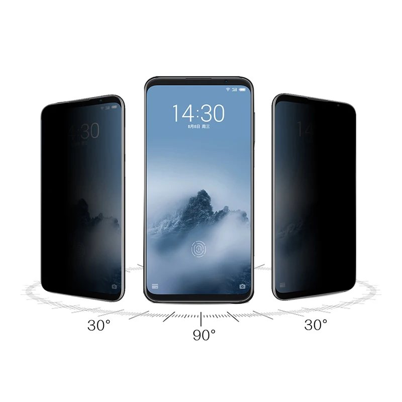 Закаленное стекло для Meizu 16 S 16TH 16X антишпионская Защитная пленка экрана TH X