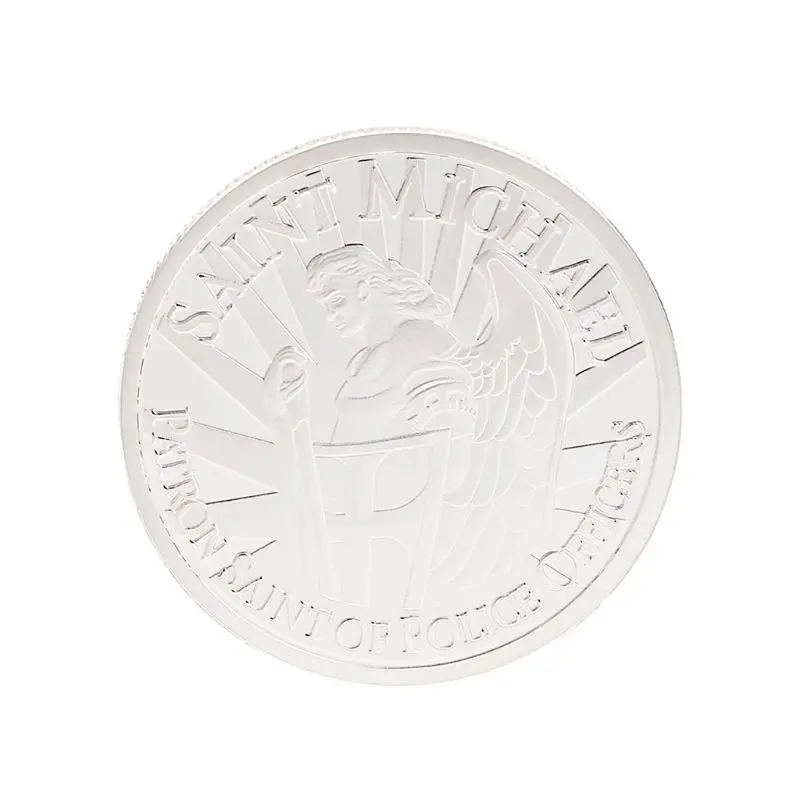 Памятная монета патрон полицейских Saint Michael America Flag сувенир W229|Безвалютные монеты|