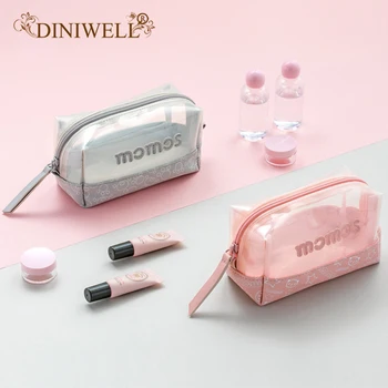 

DINIWELL Travel Portable PVC Cosmetic Bag Women Make up Toiletry Bags Makeup Organizer Case For Vacation Bathroom Waterproof
