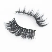 Новые 3D Модные Густой крест натуральные длинные накладные ресницы норковые волосы ручной работы ресницы 3D ресницы-23