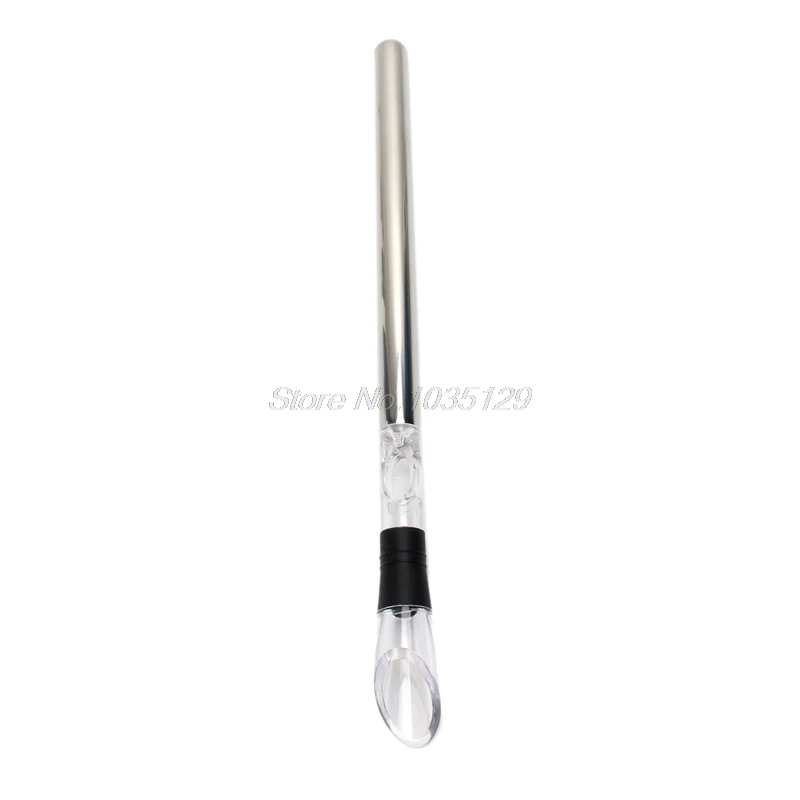 

Bar Tool Stainless Steel Ice Wine Chiller Stick With Wine Pourer Wine Cooling Stick Cooler Beer Beverage Frozen Stick Ice Cooler