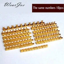 Lot de 10 étiquettes de comptoir avec le même numéro réglable, affichage du prix, pour bijouterie, téléphone, magasin de détail, signe en Cube