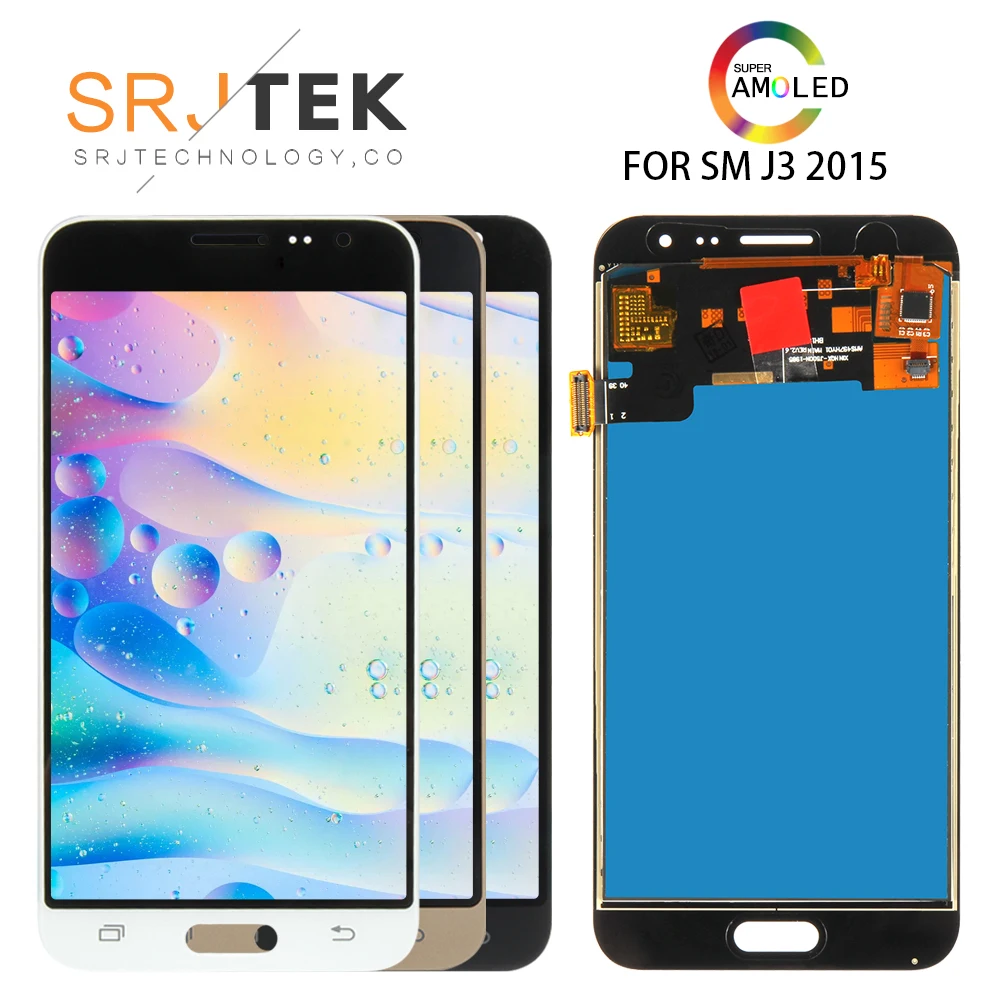 Оригинальный 5 0 ''ЖК-дисплей для SAMSUNG Galaxy J3 2015 дисплей сенсорный экран J300 J300F