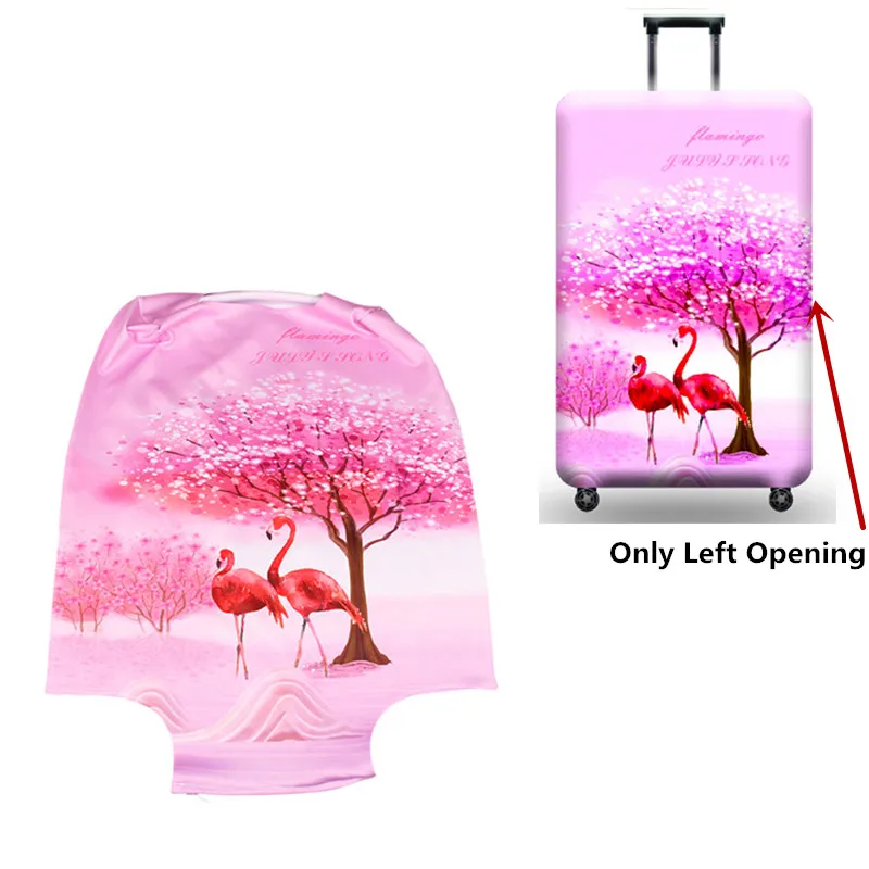 Чехол JULY'S SONG фламинго, защитный чехол для путешествий, чемодана, пылезащитный чехол, чехол для 18-32 дюймов, чехол для костюма, аксессуары для путешествий - Цвет: luggage cover 18