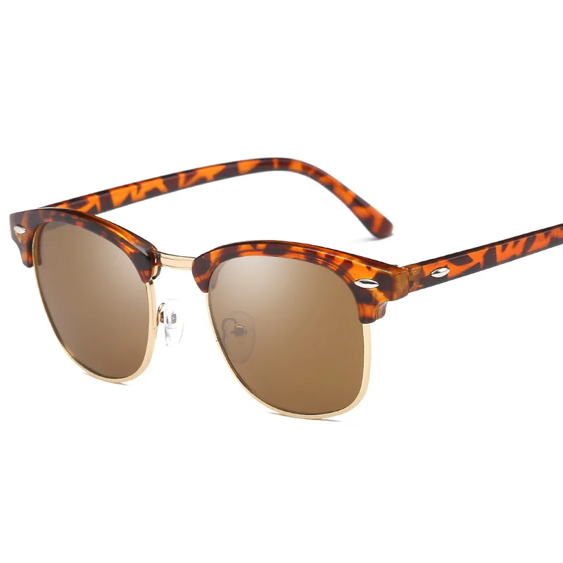 Поляризационные солнцезащитные очки из металла для мужчин и женщин, брендовые дизайнерские очки, зеркальные солнцезащитные очки, модные солнцезащитные очки Gafas Oculos De Sol UV400, классические