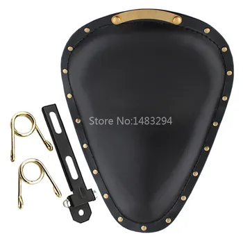

Black SOLO Driver Seat Rivet 2" Springs Bracket Fits For Harley Yamaha Bobber Custom