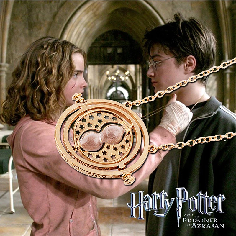 

Time-Turner Keychain Movie Harry Potter Necklace Figure Model Toys