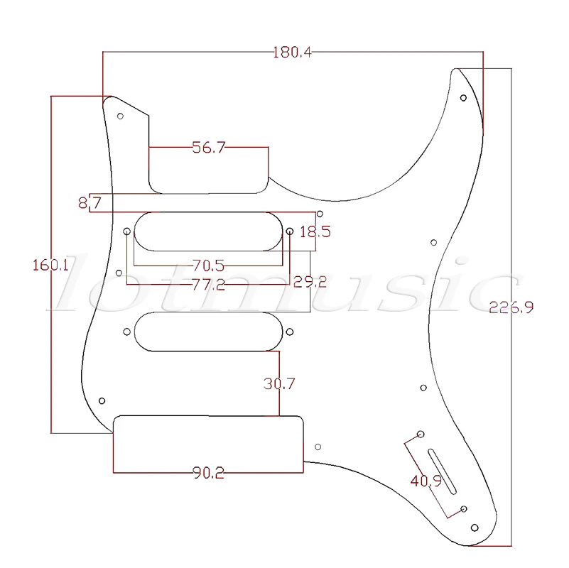 Yamaha pacifica 112v pickguard Clearance