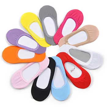 

Hot Fashion New 11 Multi Colors Design Spring Summer Autumn Candy Cute Comfortable Invisible Socks Women Slippers Good Quality