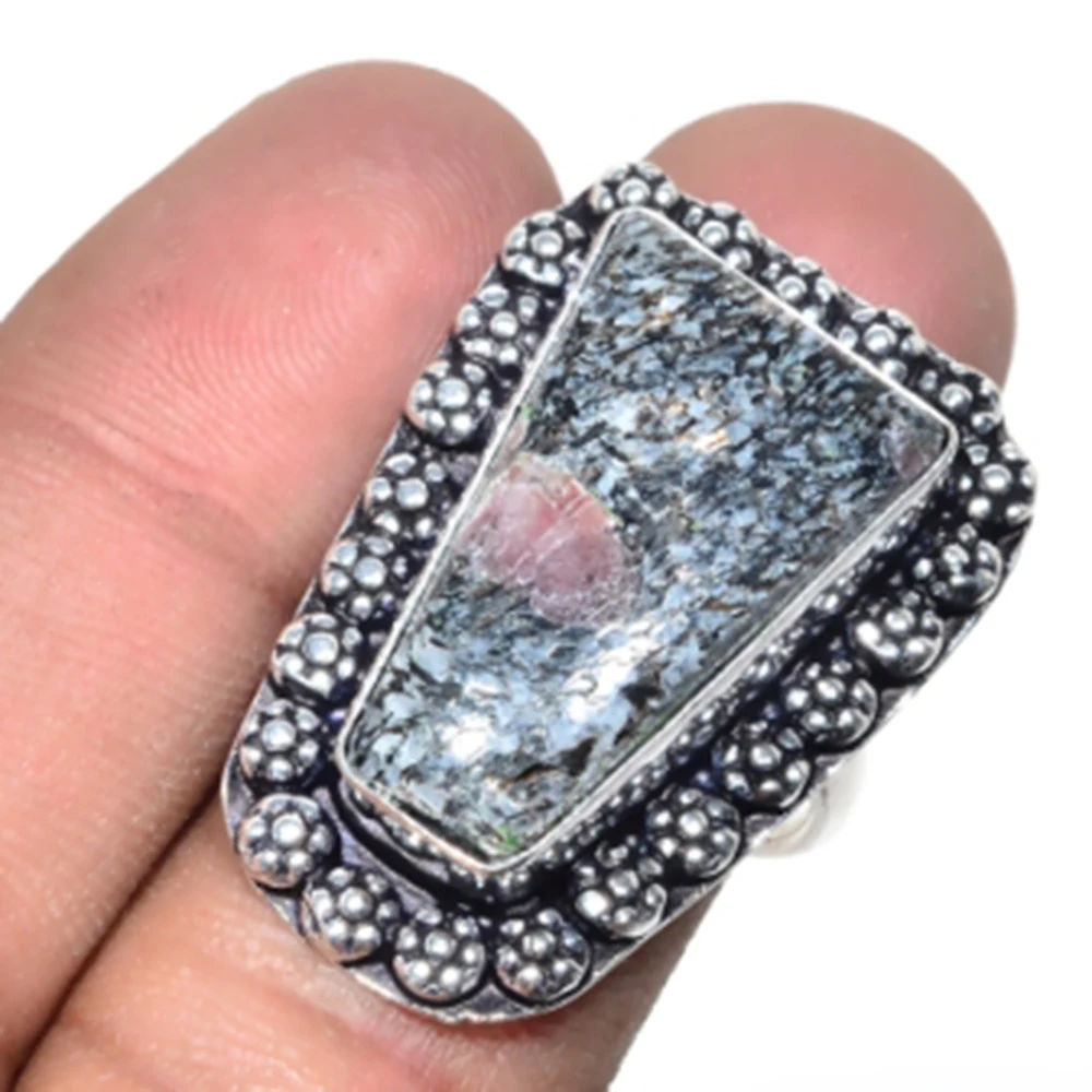 

Edulite Ring Silver Overlay over Copper, USA Size 9 , R5248