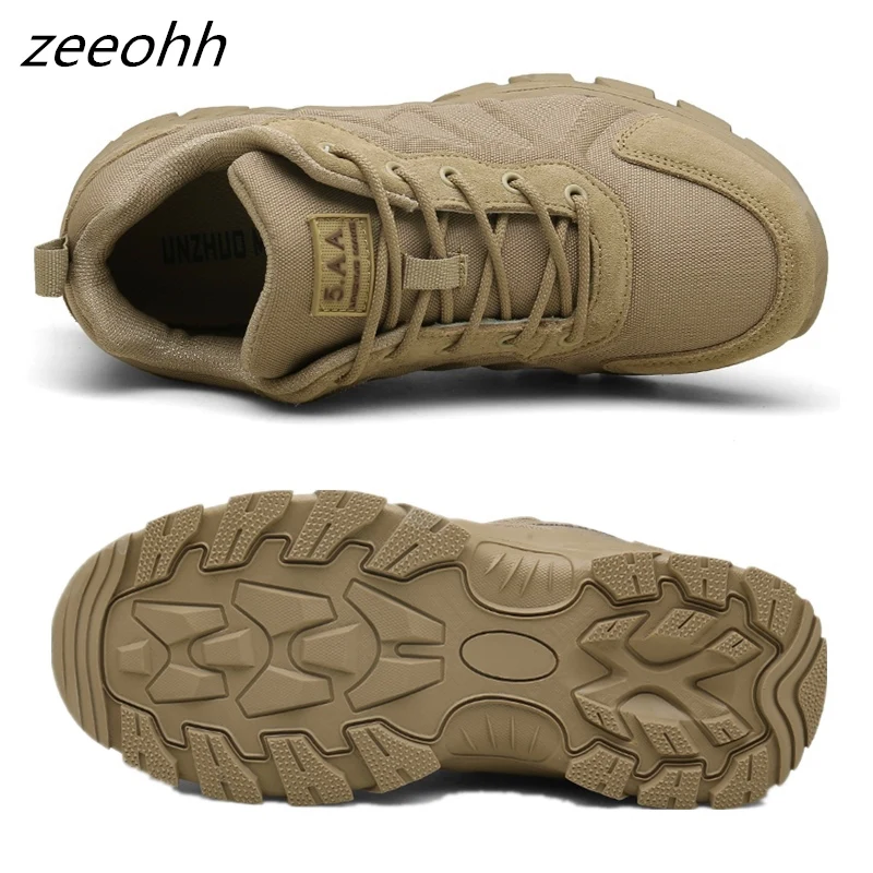 Najtaniej Mężczyźni Desert militarne taktyczne buty męskie odkryte wodoodporne buty górskie mężczyźni Sneakers dla mężczyzn antypoślizgowe nosić sportowe buty do wspinaczki