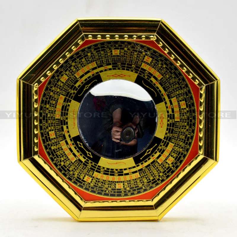4 Inch Chinese Feng Shui Concave Legering Bagua Spiegel Muur 4 Inch Chinese Feng Shui Concave Legering Bagua Spiegel Muur