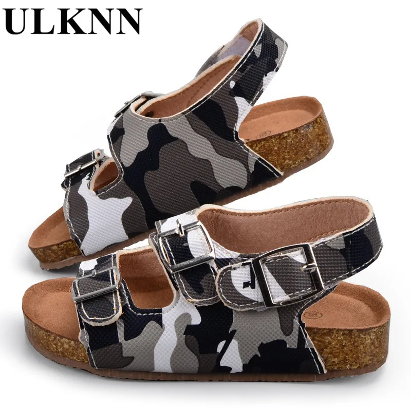 

ULKNN New 2018 Soft Bottom Children Sandals For Kids Summer Beach Shoes Flat Casual Toddle Sandals Boys Shoe Baby Girl Shoes Red