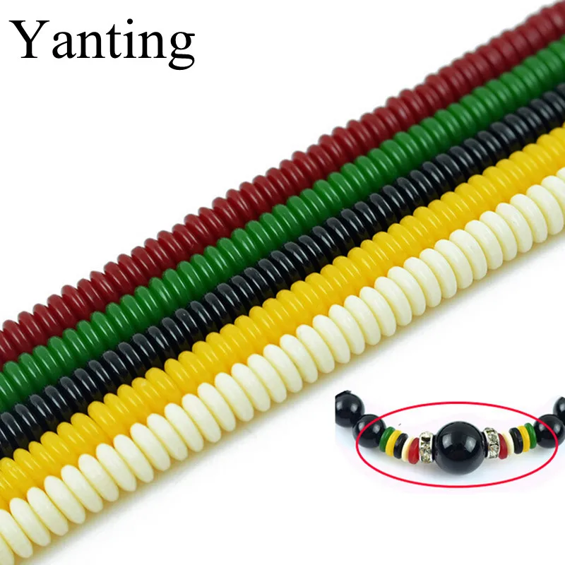 

Yanting diameter 6mm loose beads 5 color spacer beads for jewerly making new arrival wholesale charms for bracelets 0173