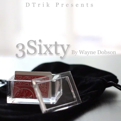 

3Sixty By Wayne Dobson (DVD+Gimmick) - Trick,Card Magic Props,Close Up Magic,Accessories,Stage,Illusions,Mentalism,Comedy