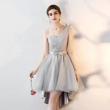 Slim One Shoulder Avondjurken Gala Jurken Sleeveless Homecoming Party Dress Evening Gowns Sexy Graduation Dresses For Women