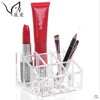 

cosmetic box for wedding decoration Makeup Lipstick Cosmetic Display Rack Holder Stand Organizer Case Clear Acrylic