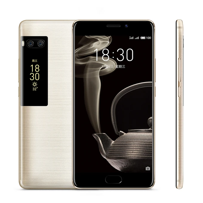 Оригинал Meizu Pro 7 плюс 6 ГБ 128 MTK Helio X30 Дека Core 2 ГГц 5 дюйма AMOLED Экран двойной камеры