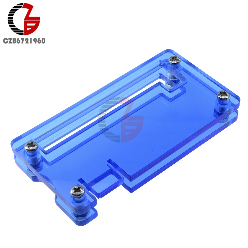 

Blue Clear Acrylic Zero Case Shell Protection Box for Raspberry Pi Zero