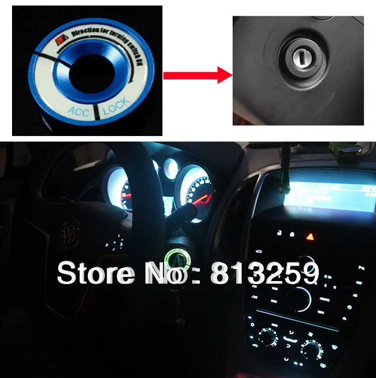 New Car Ignition switch Key Ring Protector For Audi Q3 Q5 Q7 A1 A3 A4