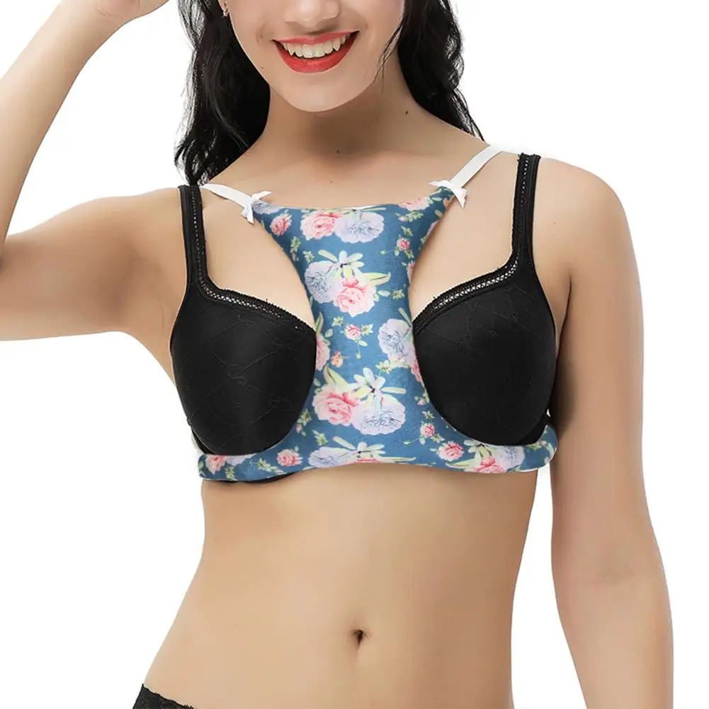 

Women Anti Wrinkle Breast Pillow Chest Nightwear Sleep Protective No Wire Bra