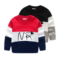 2017 г., дизайнерская толстовка для мальчиков, хлопковая Футболка для мальчиков, мультяшная одежда, от 2 до 7 лет, детская одежда, весна-осень, топы для мальчиков, футболки, одежда - изображение