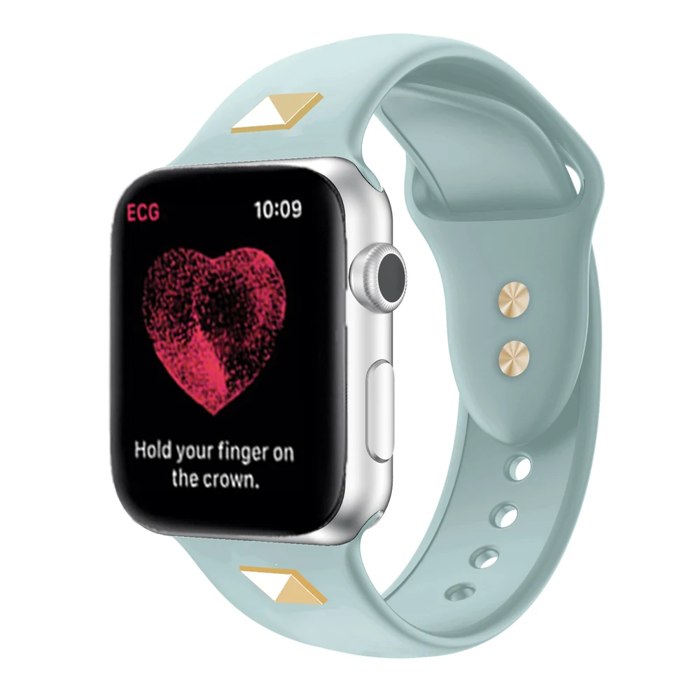 Ремешок для apple watch 42 мм 38 мм correa iwatch 4 3 2 44 мм 40 мм pulseira apple watch 4 Аксессуары спортивный силиконовый браслет