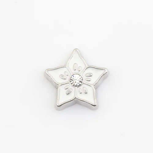 

Stephanotis, Floating charms,Fit floating charm lockets, FC0317