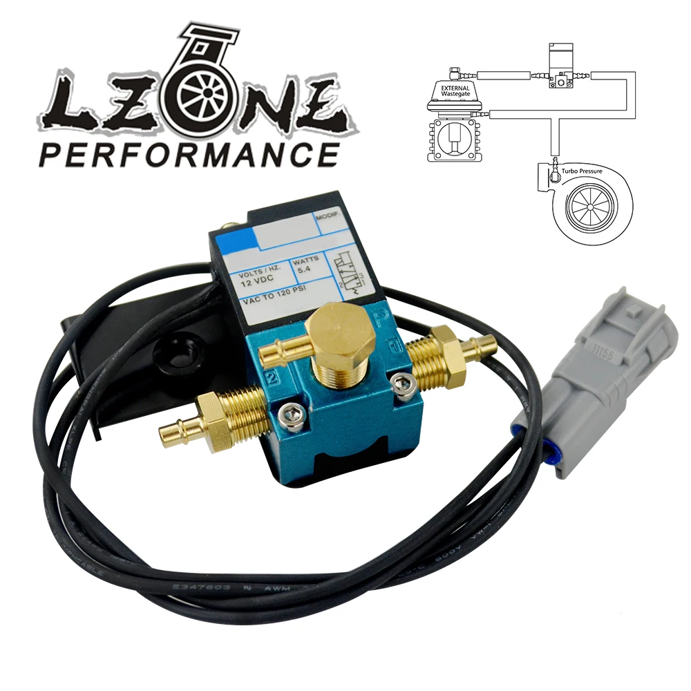 LZONE-EBC 3 порта электронный турбо Boost управление электромагнитный клапан для 08-18 Subaru STI никель вилка HT-ECU01