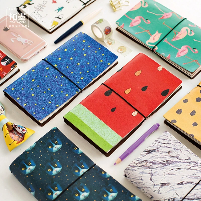 

Coloffice 48K 19.5*10cm animal Flamingo cats Leopard star sky print Joural Diary Planner notebook Stationery school office gifts