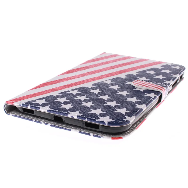 Colorful Wallet Case for Samsung Galaxy Tab 3 8.0 Case T310 T311 PU Leather Stand Case With Card Slot For Galaxy Tab 3 8.0 inch (68)