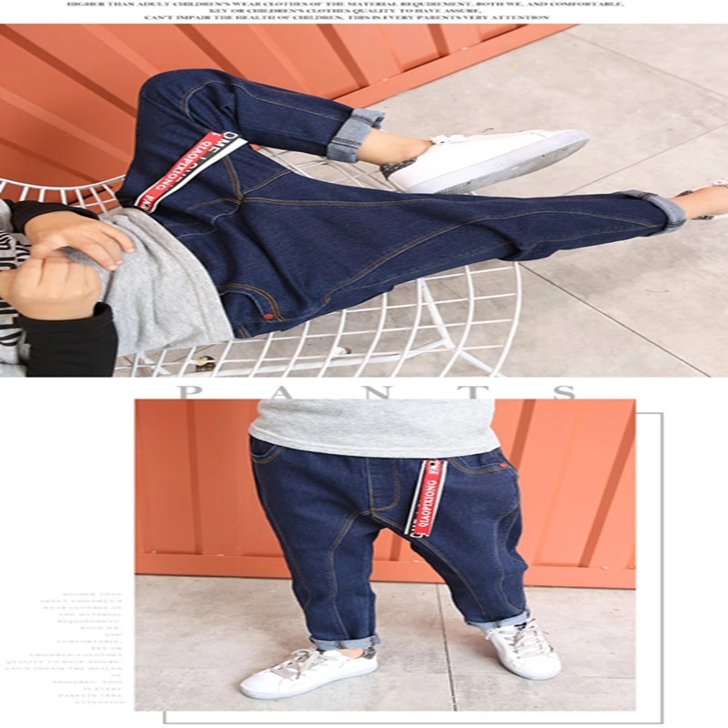 Baby Boys and childrens jeans Pants clothes In the spring and autumn South Korean style Radish jeans Stylish kids Clothing LRZLYX-A3 (6)