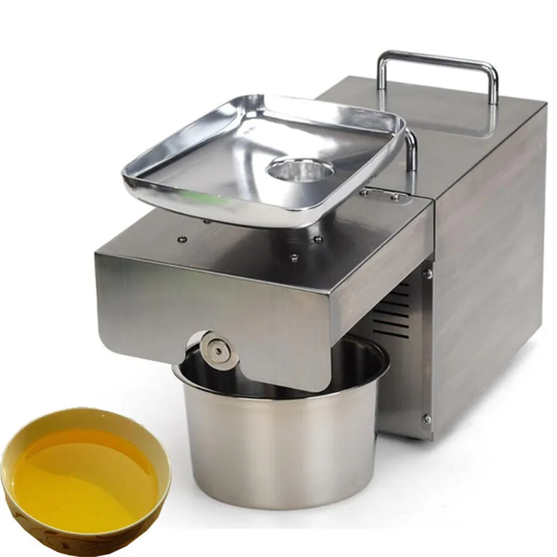 

JamieLin Automatic Home Flaxseed oil extractor peanut oil Pressing Machine cold press oil making machine 220v/110v