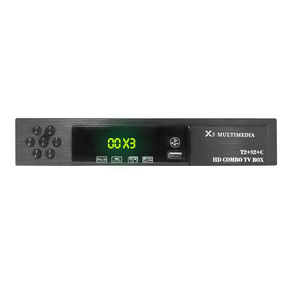 Vmade HD цифровой DVB T2 S2 C ТВ приставка Поддержка Dolby AC3 H.264 1080p тюнер + USB wifi 1 год Европа