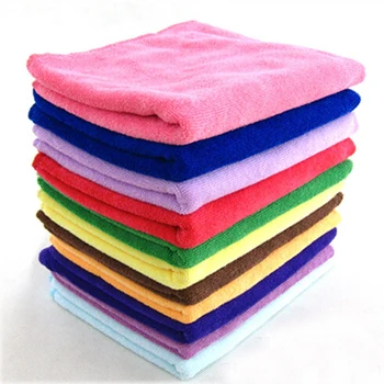 

10pcs/Lot Superfine Cotton Microfiber Little Mini Puppy Dog Towel Pet towel Bath towel 30x70cm Free Shipping