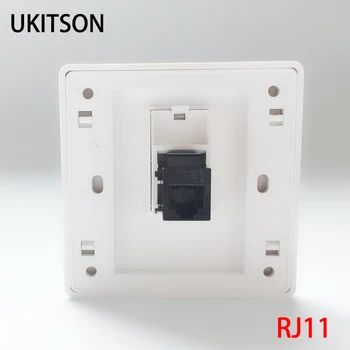 

1 Port RJ11 CAT3 Telephone Plug Faceplate Directly Plug Phone Extender Cover