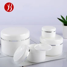 20/30/50/100/150/250g White Refillable Bottles Face Cream Container Empty Lotion Cosmetic Bottles Travel Use Makeup Jar