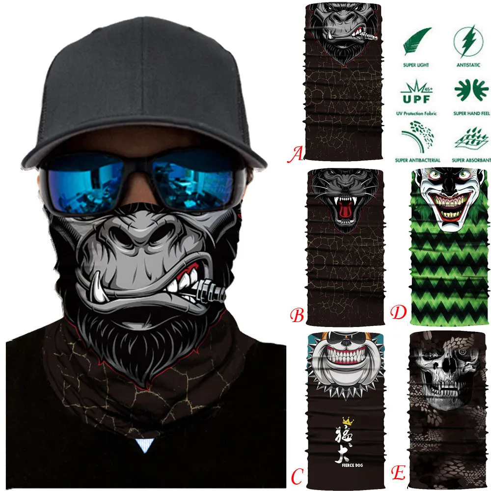 

Cycling Motorcycle Neck Tube Ski Scarf Face Mask Balaclava Halloween Party