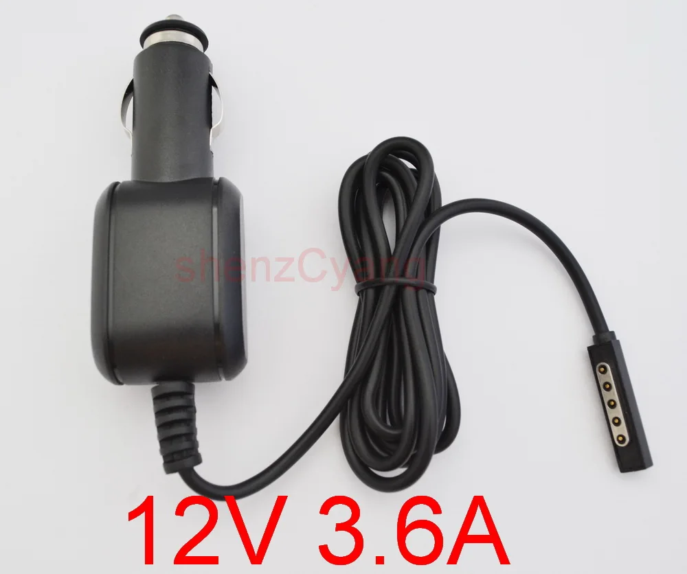 1PCS High Quality 12V 3.6A Car Power Supply Adapter Charger for Microsoft MS Surface Pro 1 2 10.6&quot For 2/RT/PRO/PRO2 | Строительство