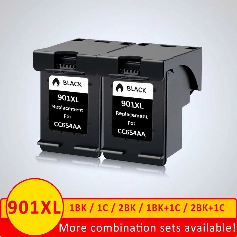 

XiangYu 901 Refilled Ink Cartridge Replacement for HP 901 XL 901XL for HP Officejet 4500 J4500 J4540 J4550 J4580 J4640 J4680c
