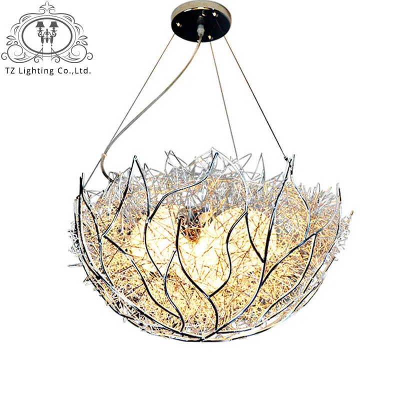 

TZ LED Bird's Nest Pendant Lights Personalized Modern Simple Balcony Living Room Children Bedroom Lighting lampara colgante