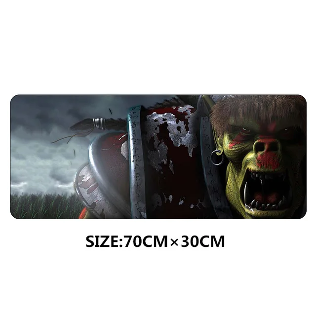 70x30cm XL Warcraft III Frozen Throne Gaming Mouse pad Large WOW padmouse decoration For Speed Professional Laptop Notebook mat - Цвет: 3