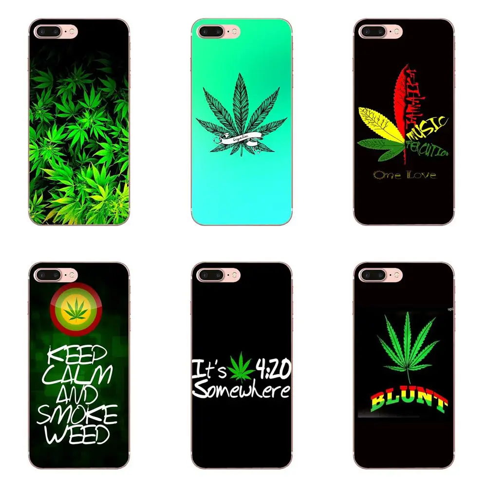 ТПУ модный Psychadelic Smoke Weed горшок лист для Huawei NOVA 2 V20 Y3II Y5 Y5II Y6 Y6II Y7 Y9 G8 G9 GR3 GR5 GX8 Prime 2018